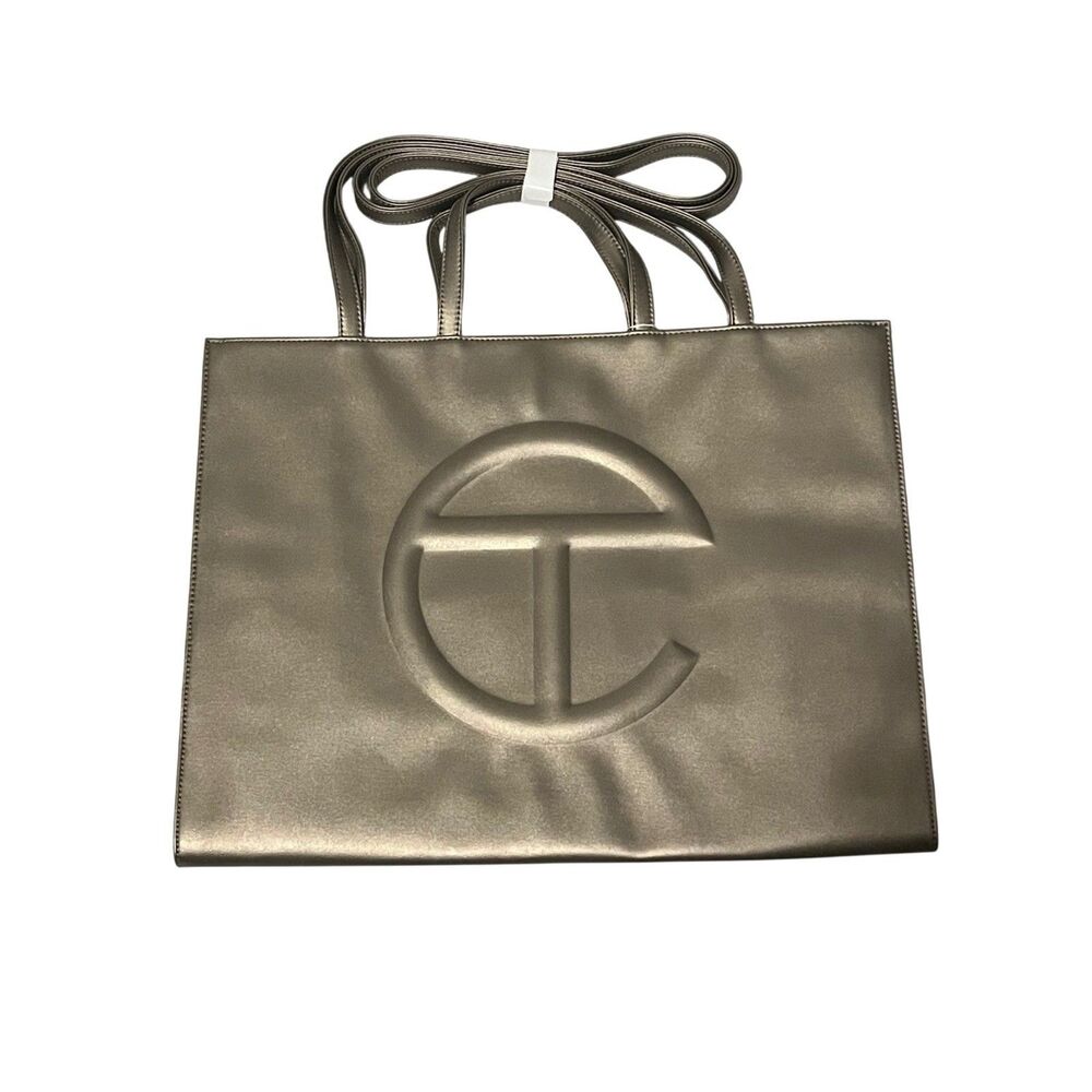 NWT LARGE Telfar Shopping Bag METALLIC BRONZE TF-012-BZ-L
